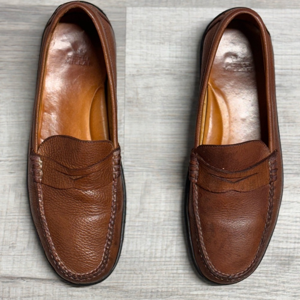 Peter Millar - Driver Penny Loafers in Whiskey - Picture 5 of 7